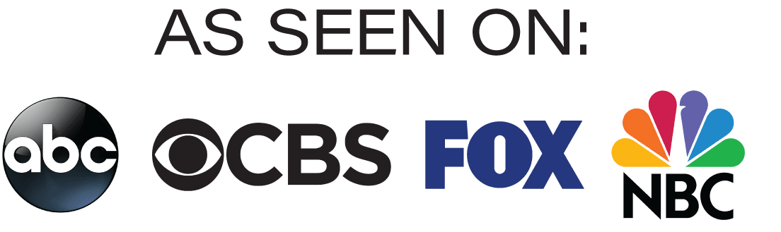 As Seen On: ABC, CBS, FOX, NBC