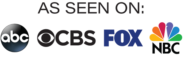 As Seen On: ABC, CBS, FOX, NBC