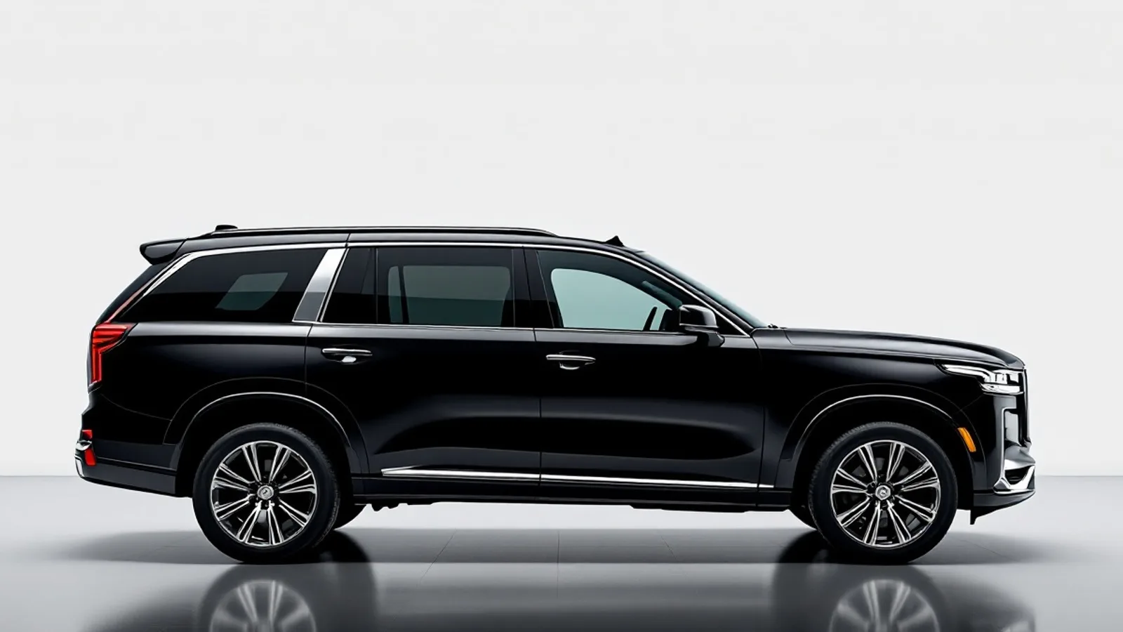 SUV — a Full-size executive SUV in the Dulles Car Service fleet, up to 6 passengers, used for airport transfers, corporate travel, and group trips across Northern Virginia, DC, and Maryland